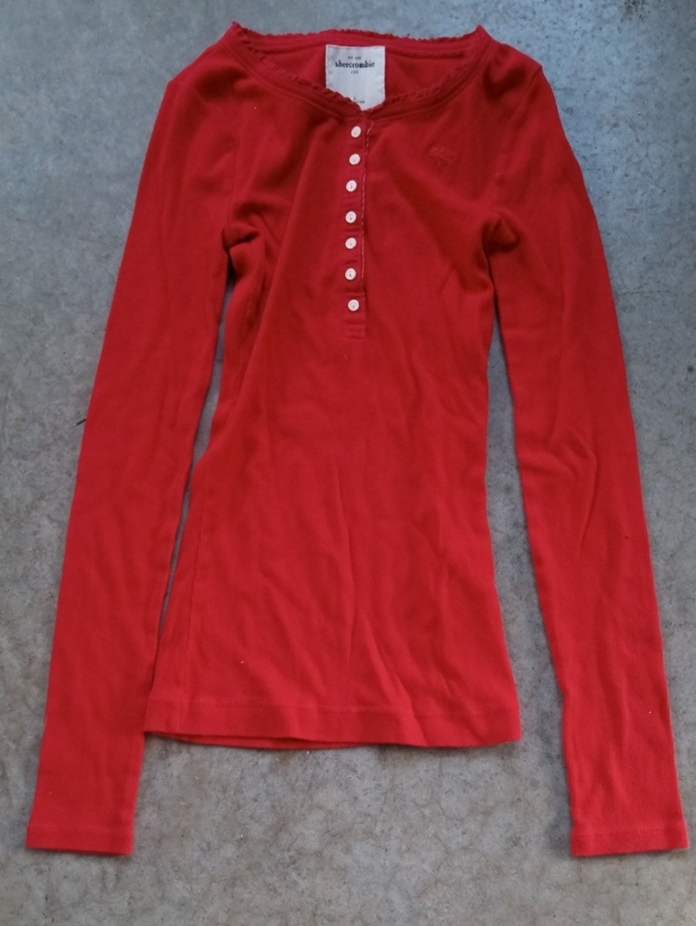 Abercrombie & Fitch Girls Y2K Button Down Top Large
